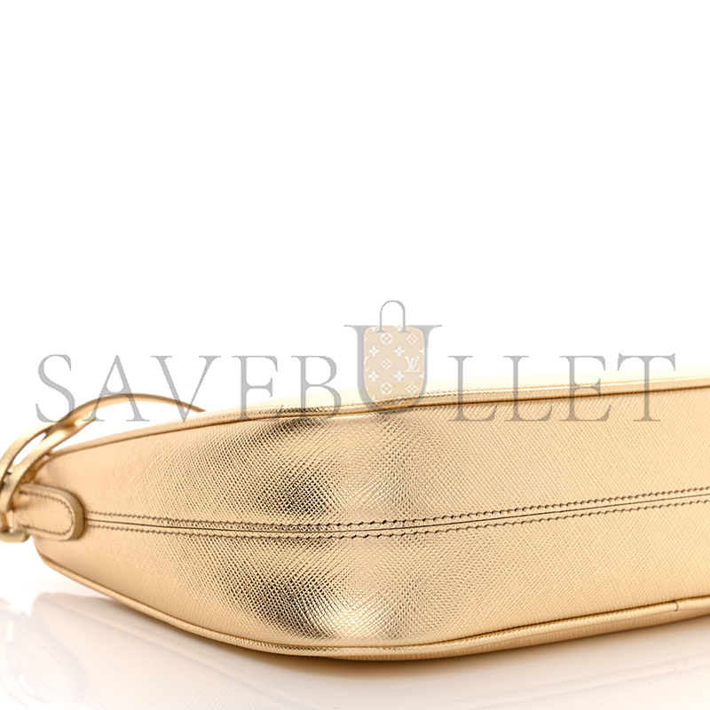 PRADA PLATINO RE-EDITION SAFFIANO LEATHER SACCA MINI BAG 1BC204 (23*17*6.5cm) 